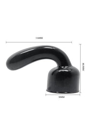 Baile Power - Pleaser - Opzetstuk Wand en G Spot Vibrator - Zwart-Erotiekvoordeel.nl