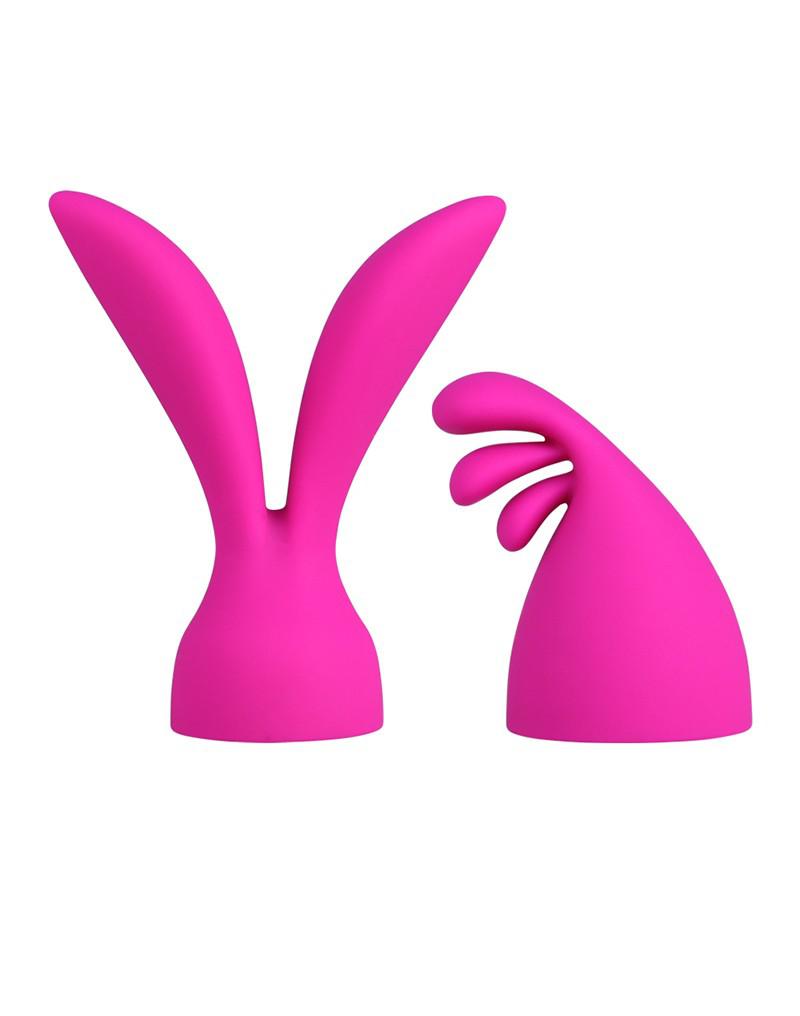 PalmPower - PalmPleasure Wand Vibrator Opzetstukken-Erotiekvoordeel.nl