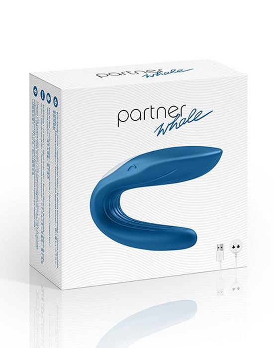 Partner Whale Koppel Vibrator - Blauw-Erotiekvoordeel.nl