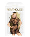 Penthouse - Kanten jurkje Met String En haarband POISON COOKIE - Zwart-Erotiekvoordeel.nl