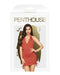 Penthouse - V-hals mini-jurk Met String EARTH-SHAKER - Rood-Erotiekvoordeel.nl
