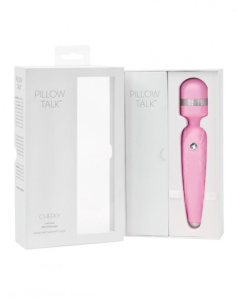 Pillow Talk - Cheeky Wand Massager - Lichtroze-Erotiekvoordeel.nl