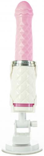 Pillow Talk - Feisty - Thrusting Vibrator With Hands-Free Holder - Light Pink-Erotiekvoordeel.nl