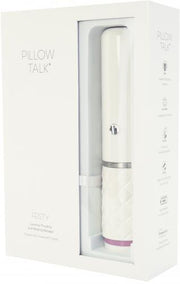 Pillow Talk - Feisty - Thrusting Vibrator with Hands-Free Holder - Light Pink-Erotiekvoordeel.nl
