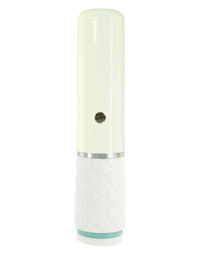 Pillow Talk - Feisty Stotende Vibrator Met handsfree houder - Lichtblauw-Erotiekvoordeel.nl