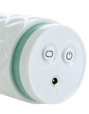 Pillow Talk - Feisty Stotende Vibrator Met handsfree houder - Lichtblauw-Erotiekvoordeel.nl