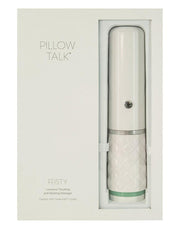 Pillow Talk - Feisty Stotende Vibrator Met handsfree houder - Lichtblauw-Erotiekvoordeel.nl