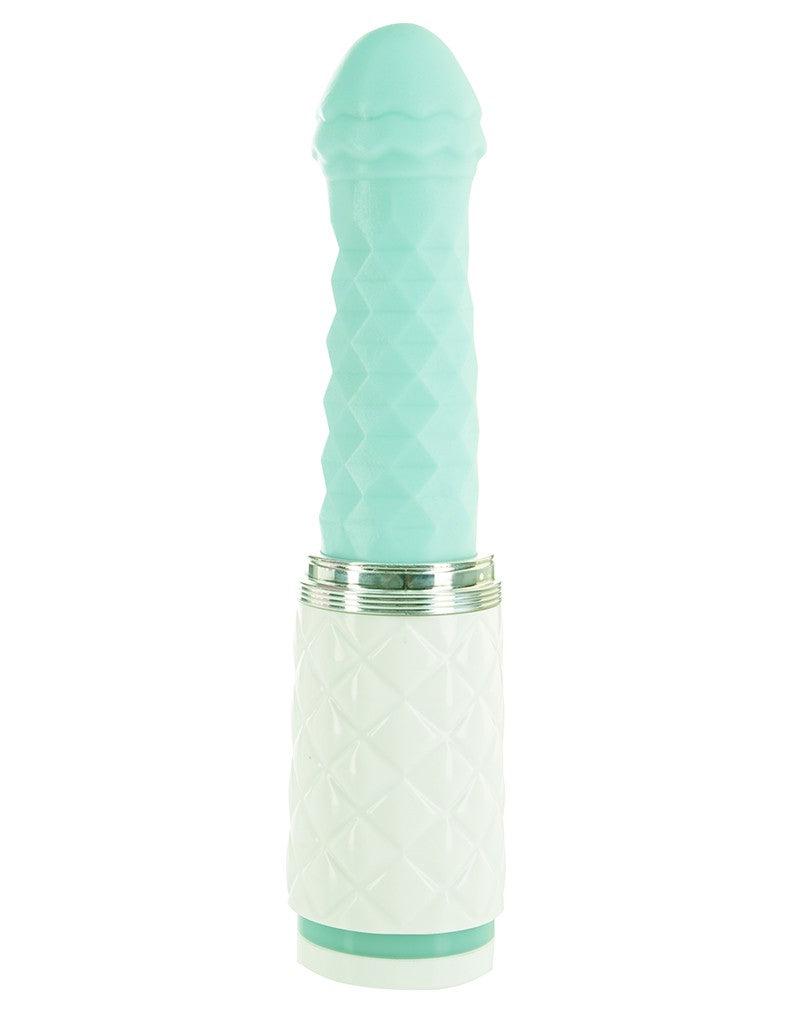 Pillow Talk - Feisty Stotende Vibrator Met handsfree houder - Lichtblauw-Erotiekvoordeel.nl