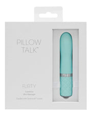 Pillow Talk - Flirty - Mini Vibrator - Lichtblauw-Erotiekvoordeel.nl