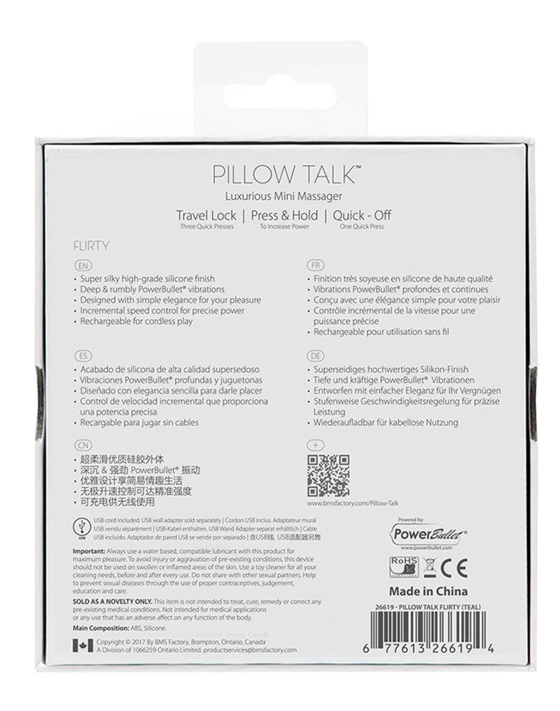Pillow Talk - Flirty - Mini Vibrator - Lichtblauw-Erotiekvoordeel.nl