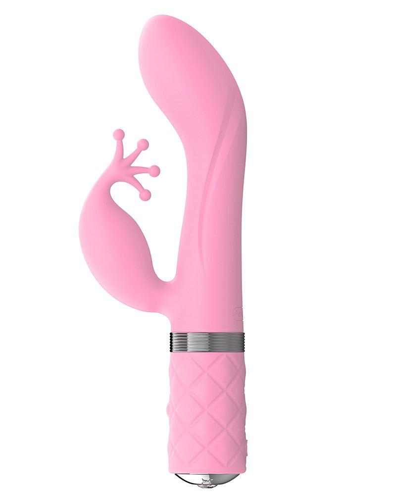 Pillow Talk - Kinky - Rabbit Vibrator - Lichtroze-Erotiekvoordeel.nl
