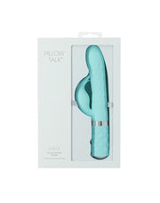 Pillow Talk - Lively - Vibrador Rabbit - Azul claro - Erotiekvoordeel.nl