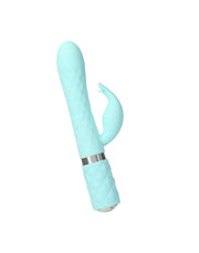 Pillow Talk - Lively - Vibrador Rabbit - Azul claro-Erotiekvoordeel.nl
