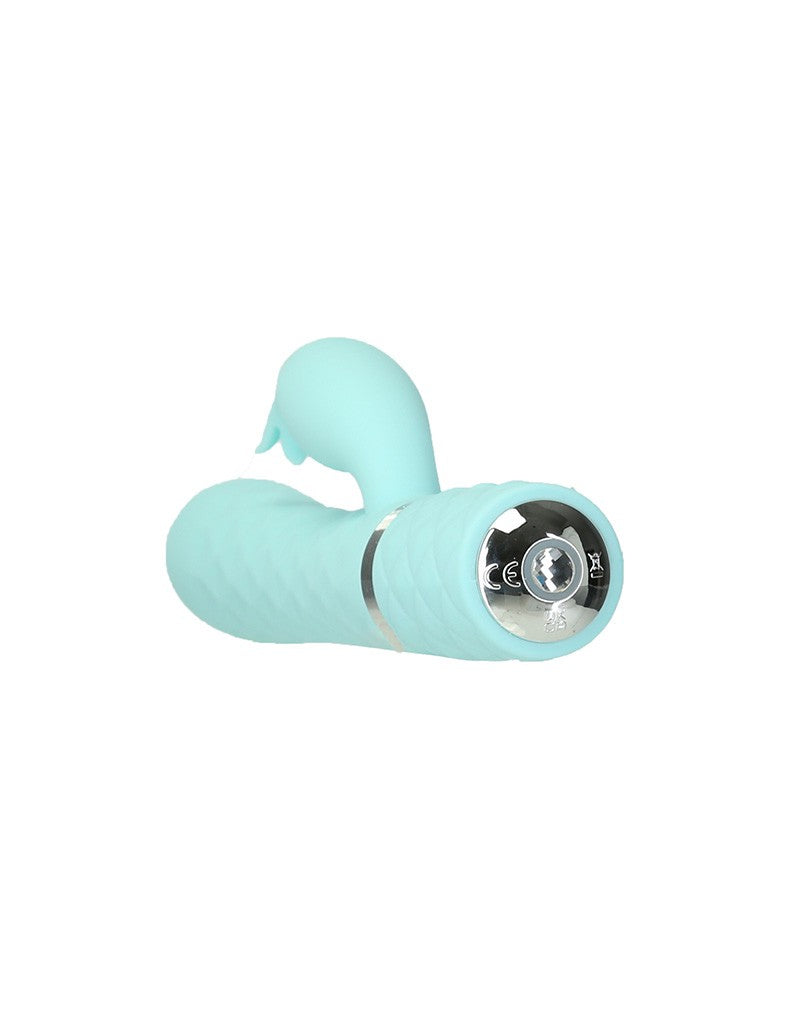 Pillow Talk - Lively - Vibrador Rabbit - Azul claro-Erotiekvoordeel.nl