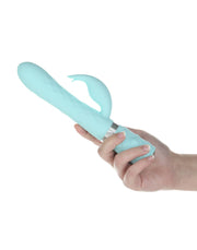 Pillow Talk - Lively - Vibrador Rabbit - Azul claro-Erotiekvoordeel.nl