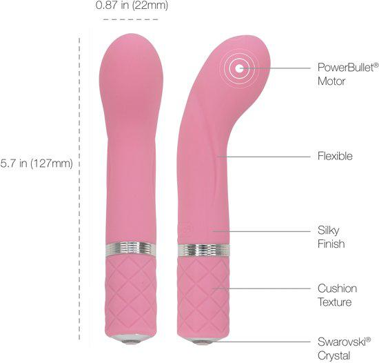Pillow Talk - Racy - Mini Vibrator - Light Pink-Erotiekvoordeel.nl