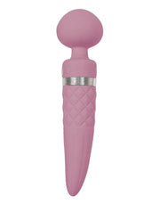 Pillow Talk - Sultry - Roterende Wand & G-spot Vibrator - Met verwarmingsfunctie - Dusty Rose-Erotiekvoordeel.nl