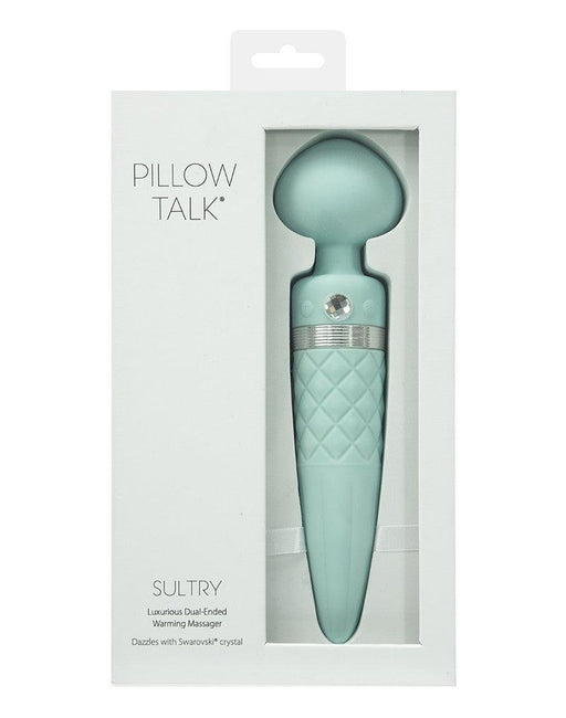 Pillow Talk Sultry Roterende Wand En G-spot Vibrator Met verwarmingsFunctie - Lichtblauw-Erotiekvoordeel.nl