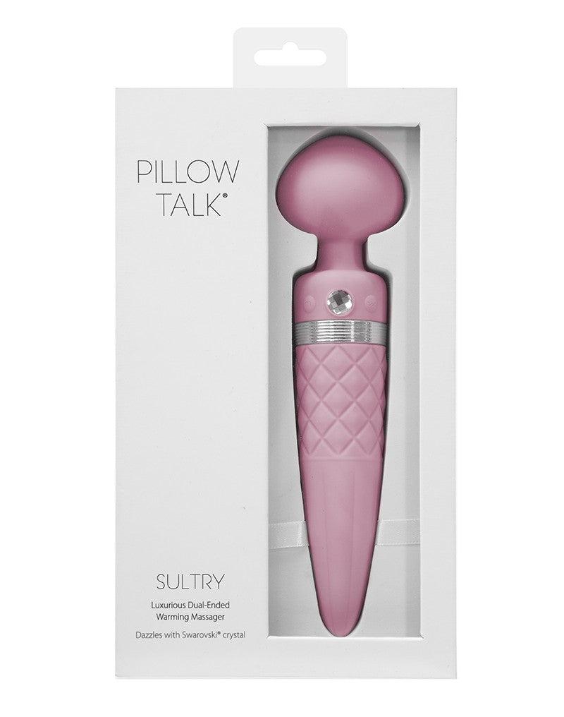 Pillow Talk - Sultry - Roterende Wand & G-spot Vibrator - Met verwarmingsfunctie - Lichtroze-Erotiekvoordeel.nl