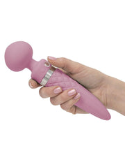 Pillow Talk - Sultry - Roterende Wand & G-spot Vibrator - Met verwarmingsfunctie - Lichtroze-Erotiekvoordeel.nl