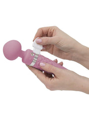 Pillow Talk - Sultry - Roterende Wand & G-spot Vibrator - Met verwarmingsfunctie - Lichtroze-Erotiekvoordeel.nl