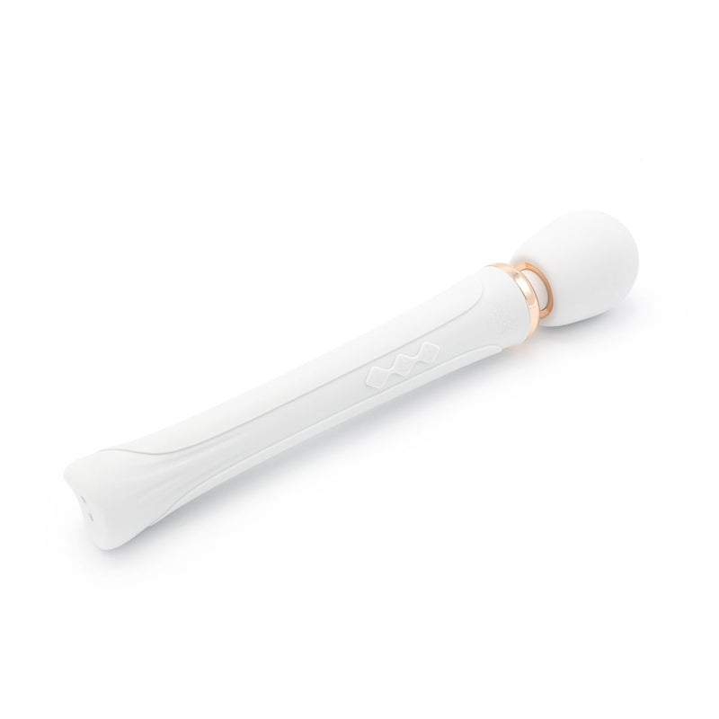 Pixey - Vibratore a bacchetta Aqua - The White Edition - bianco-Erotiekvoordeel.nl