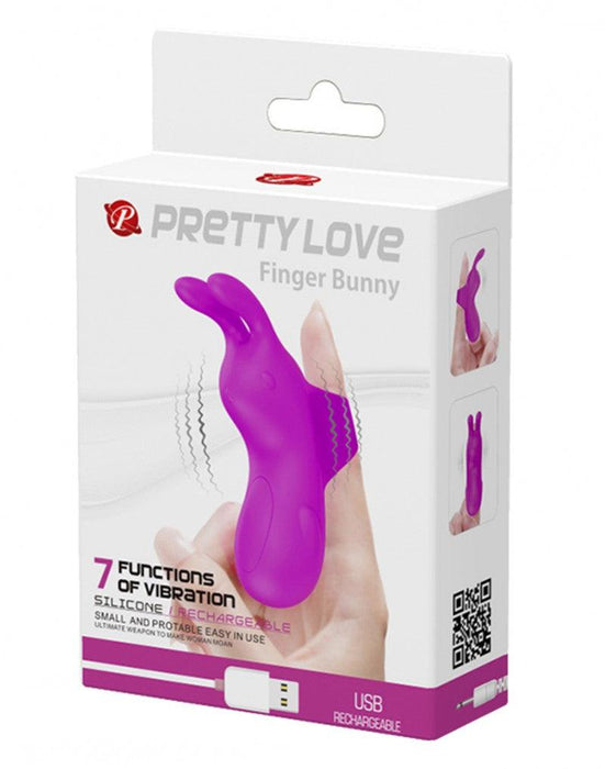 Pretty Love - Bunny Vinger Vibrator-Erotiekvoordeel.nl