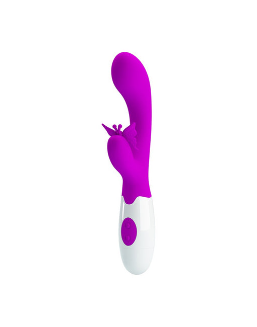 Pretty Love - Butterfly Kiss - Vibratore Rabbit - Vibratore Tarzan - Rosa-Erotiekvoordeel.nl