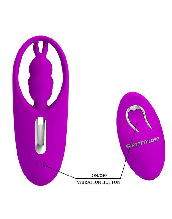 Pretty Love - Clitoris Stimulator & Panty Vibrator Met Afstandsbediening Wild Rabbit - Roze-Erotiekvoordeel.nl