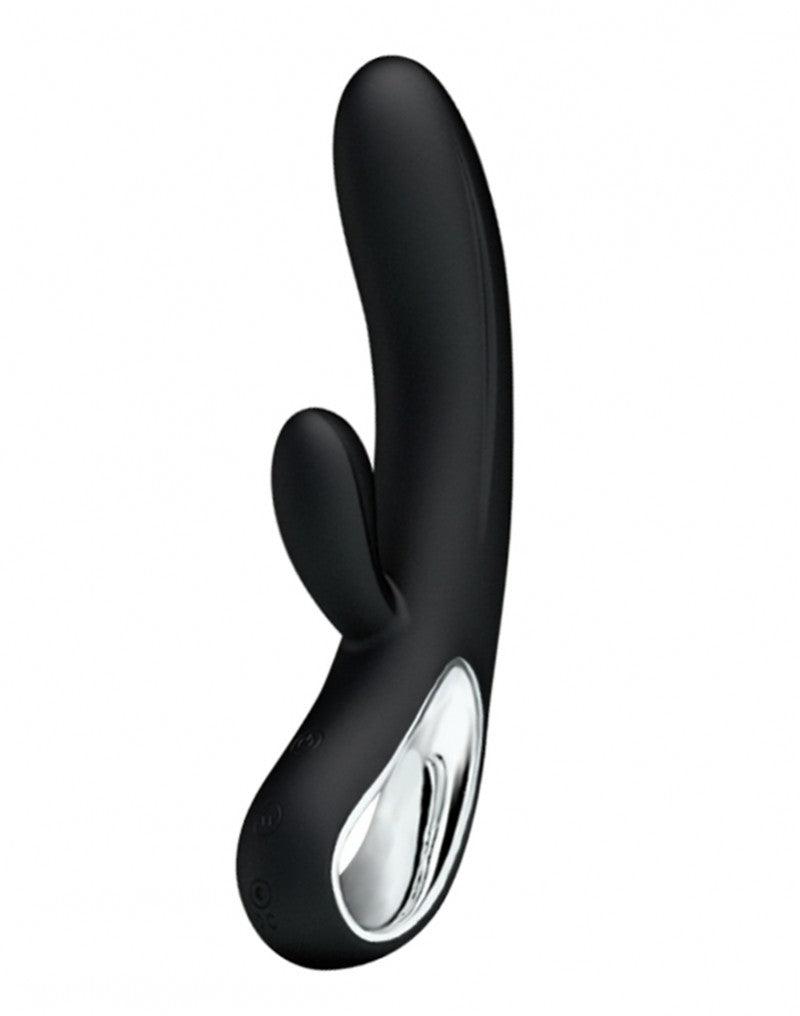 Pretty Love - Elmer - Rabbit-Vibrator - Schwarz - Erotiekvoordeel.nl