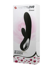 Pretty Love - Elmer - Rabbit-Vibrator - Schwarz - Erotiekvoordeel.nl
