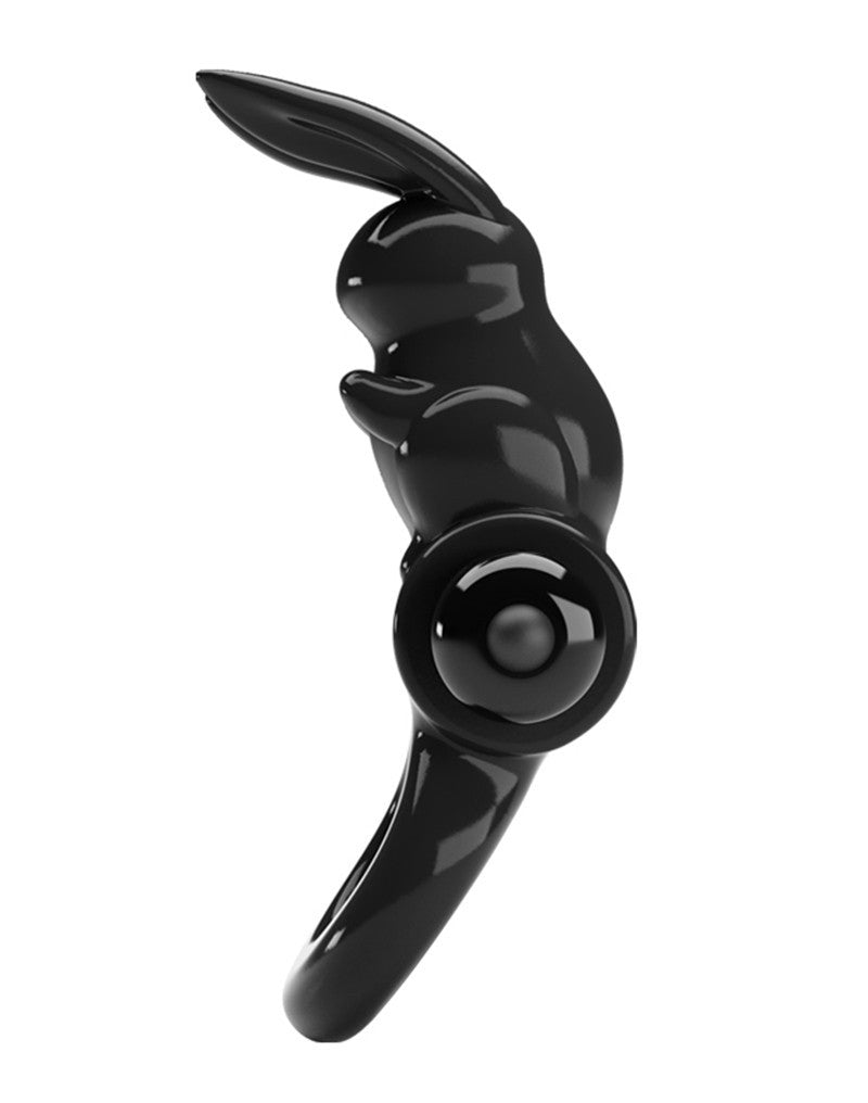 Pretty Love - Exciting Ring Vibrerende Cockring - Zwart-Erotiekvoordeel.nl