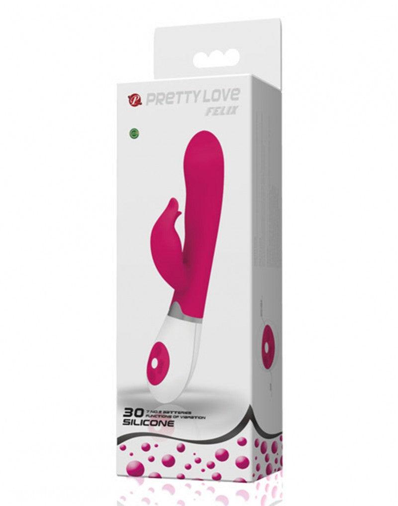 Pretty Love - Felix - Vibromasseur Rabbit avec 30 modes - Erotiekvoordeel.nl