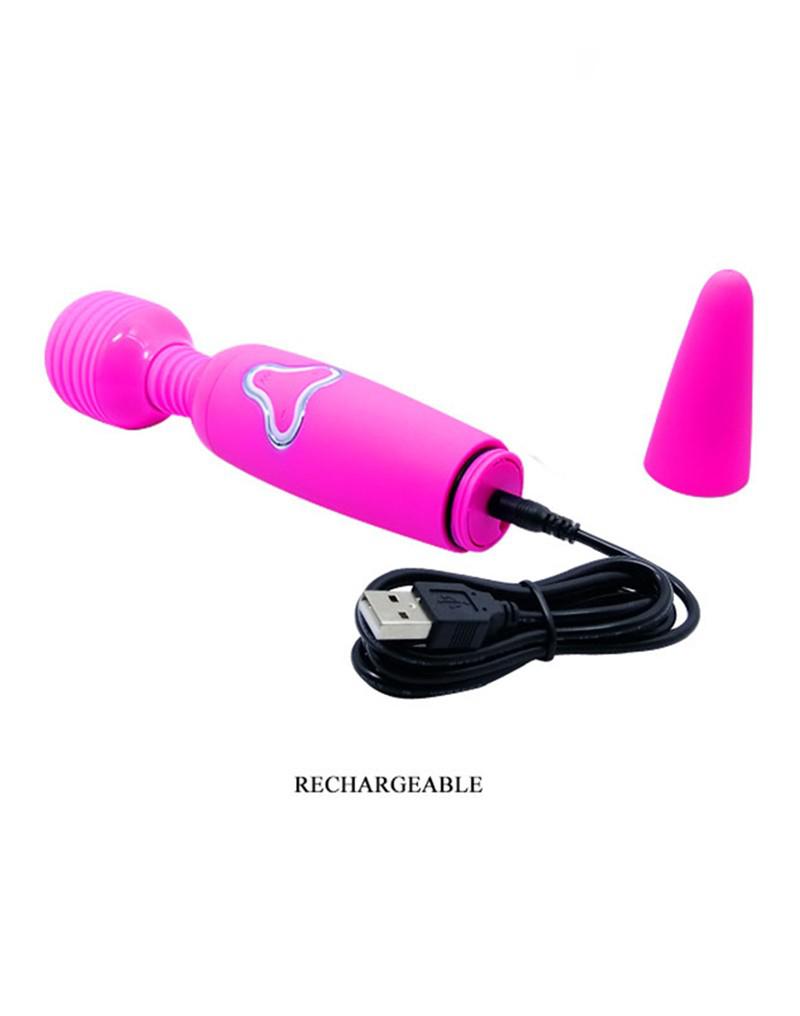 Pretty Love - Flirtatious Wand - Oplaadbare Wand Massager-Erotiekvoordeel.nl
