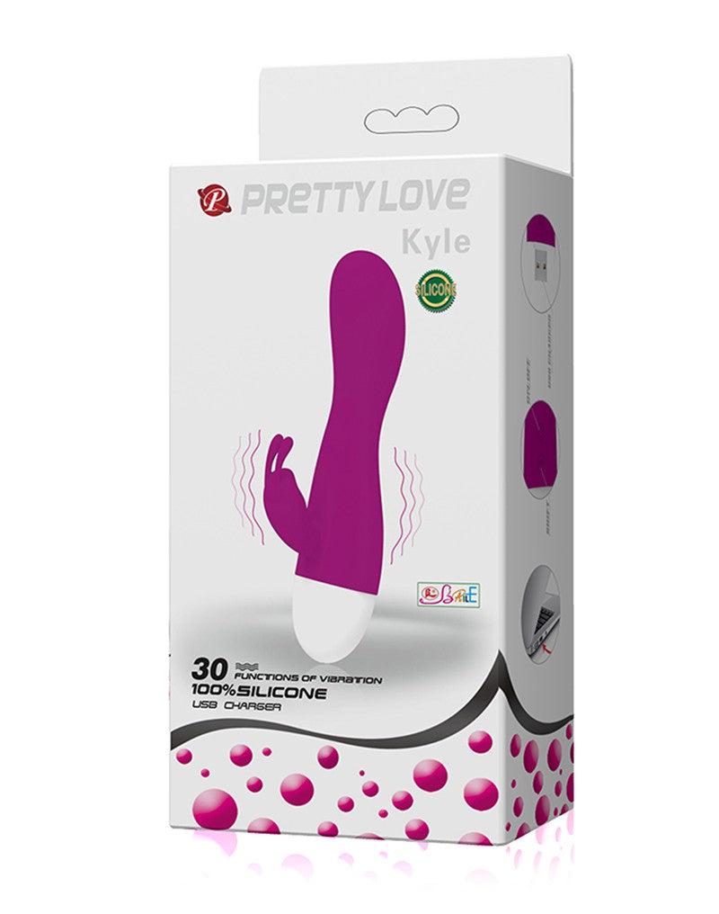 Pretty Love - Kyle - Rabbit Vibrator - Roze-Erotiekvoordeel.nl
