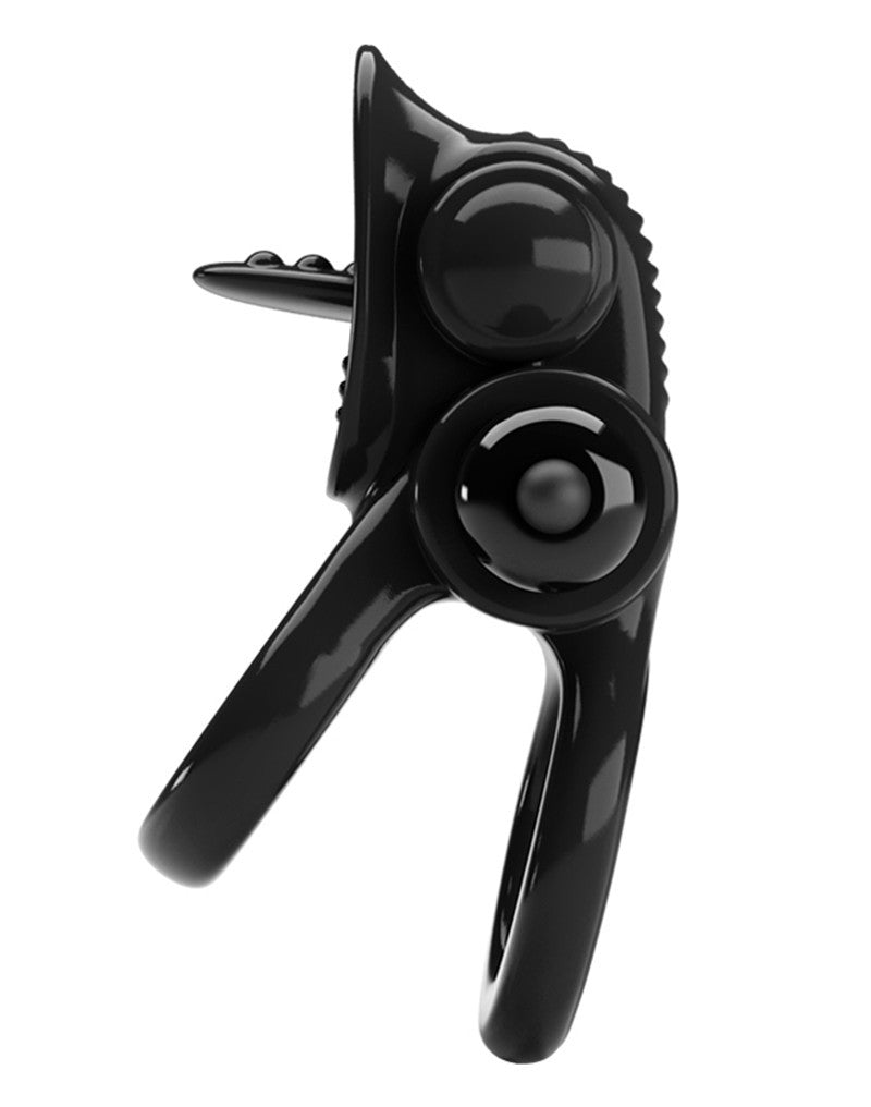 Pretty Love - Passionate Ring - Vibrerende Cockring - Zwart-Erotiekvoordeel.nl