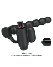 Pretty Love - Hercules - Vibrerende Cockring Met Buttplug - Zwart-Erotiekvoordeel.nl