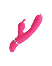 Pretty Love - Phoenix - Vibromasseur Rabbit avec stimulation pneumatique - Rose-Erotiekvoordeel.nl
