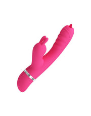 Pretty Love - Phoenix - Vibromasseur Rabbit avec stimulation pneumatique - Rose -Erotiekvoordeel.nl