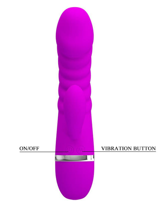 Pretty Love - Rabbit & G-spot Vibrator-Erotiekvoordeel.nl