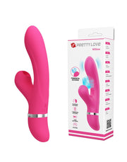 Pretty Love - Willow - Rabbit Vibrator Met ZuigFunctie - Roze-Erotiekvoordeel.nl