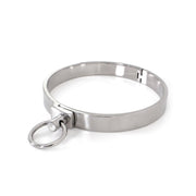 Kiotos - RVS Collar Solid Met Transparant Kristal voorzijde - Large - 13,5 cm-Erotiekvoordeel.nl