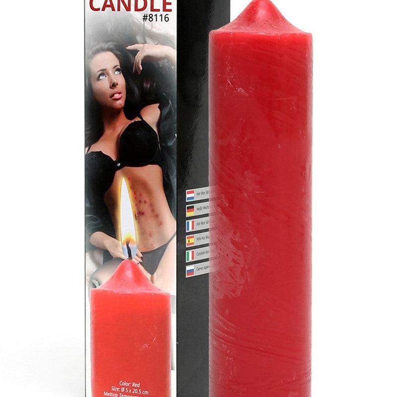 Rimba - BDSM Hot Wax Candle Large - Red - Erotiekvoordeel.nl