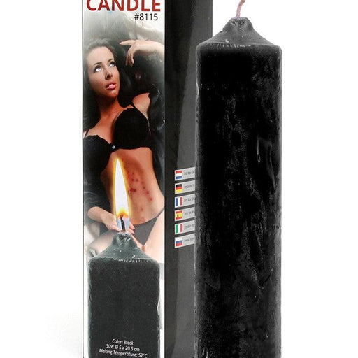 Rimba - BDSM Hot Wax Candle Large - Black-Erotiekvoordeel.nl