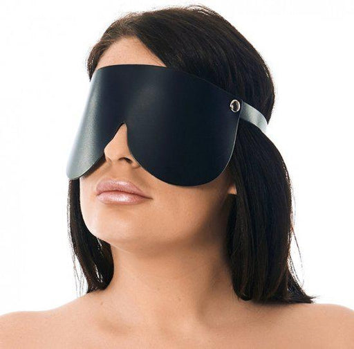 Rimba - Blinddoek Leer - Zwart - Groot-Erotiekvoordeel.nl