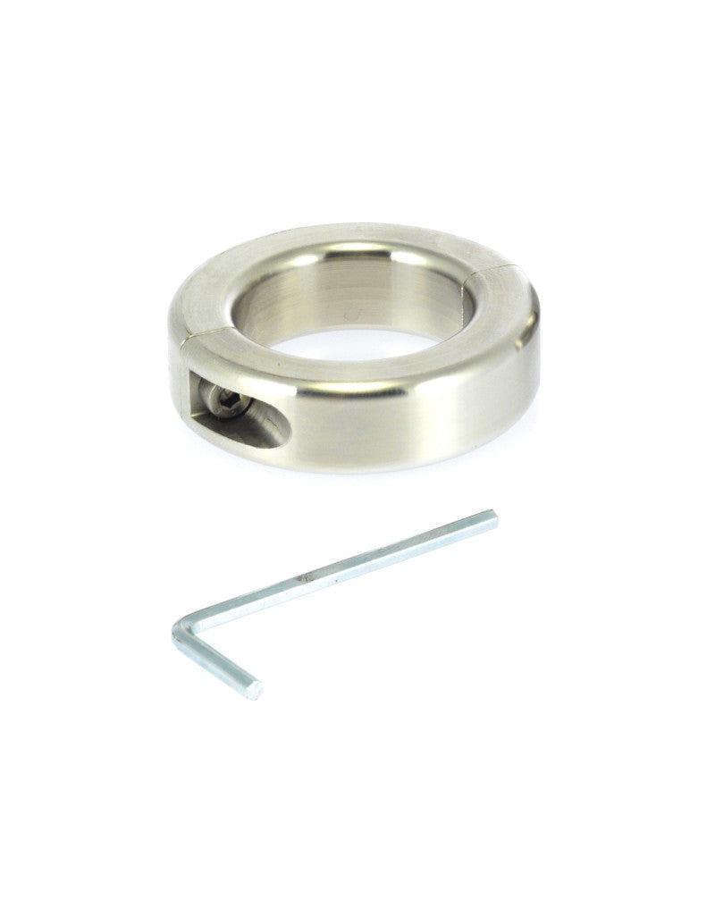 Rimba - Ball Stretcher - Chirurgisch Staal - 1.5 cm Hoog - Met InbusSleutel - 170 gram-Erotiekvoordeel.nl