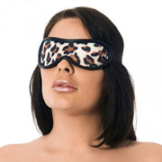 Rimba - Blinddoek - Oogmasker - Leer - Panter Print - One Size-Erotiekvoordeel.nl