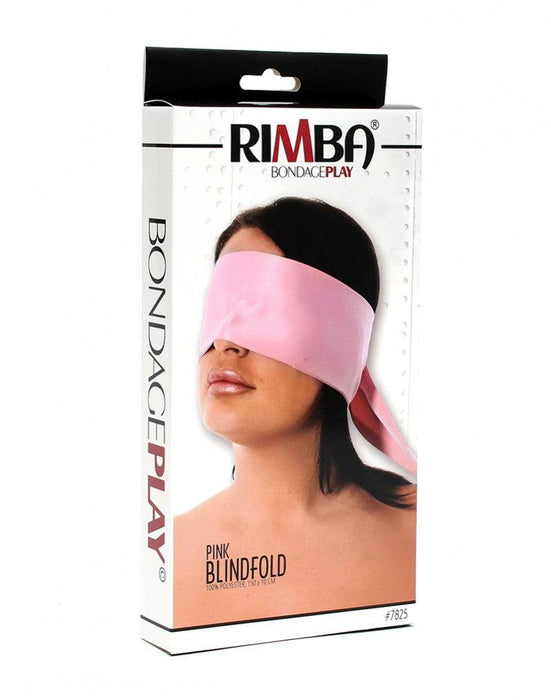 Rimba Bondage Play - Blinddoek - Ook Voor Bondage - Roze - Nylon - Lengte 150 cm - Breedte 10 cm-Erotiekvoordeel.nl