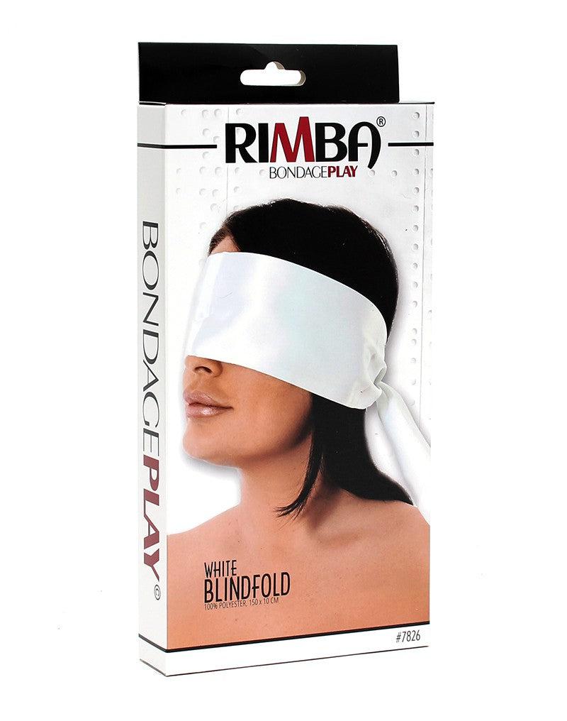 Rimba - Blinddoek - Ook Voor Bondage - Wit - Nylon - Lengte 150 cm - Breedte 10 cm-Erotiekvoordeel.nl