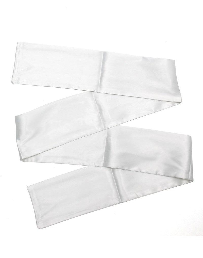 Rimba - Blinddoek - Ook Voor Bondage - Wit - Nylon - Lengte 150 cm - Breedte 10 cm-Erotiekvoordeel.nl